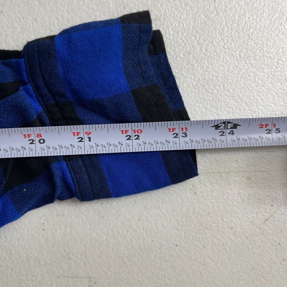 Rag & Bone Shirtdress Women's Size M Blue Black Plaid Belted Button Up - Picture 12 of 15